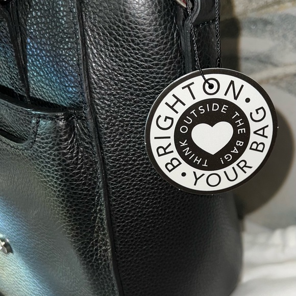 Brighton Bennett Snappy  satchel with snappy flap with insert NWT - Picture 15 of 16